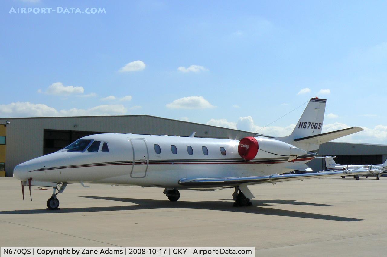 N670QS, 2001 Cessna 560XL Citation Excel C/N 560-5170, At Arlington Municipal