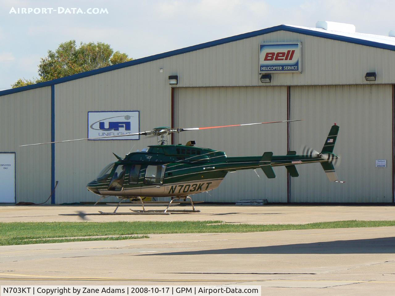 N703KT, 2004 Bell 407 C/N 53619, At Grand Prairie Municipal