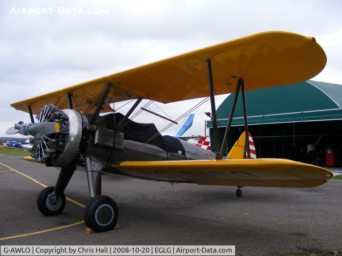 G-AWLO, 1943 Boeing E75 C/N 75-5563, Previous ID: 5Y-KRR