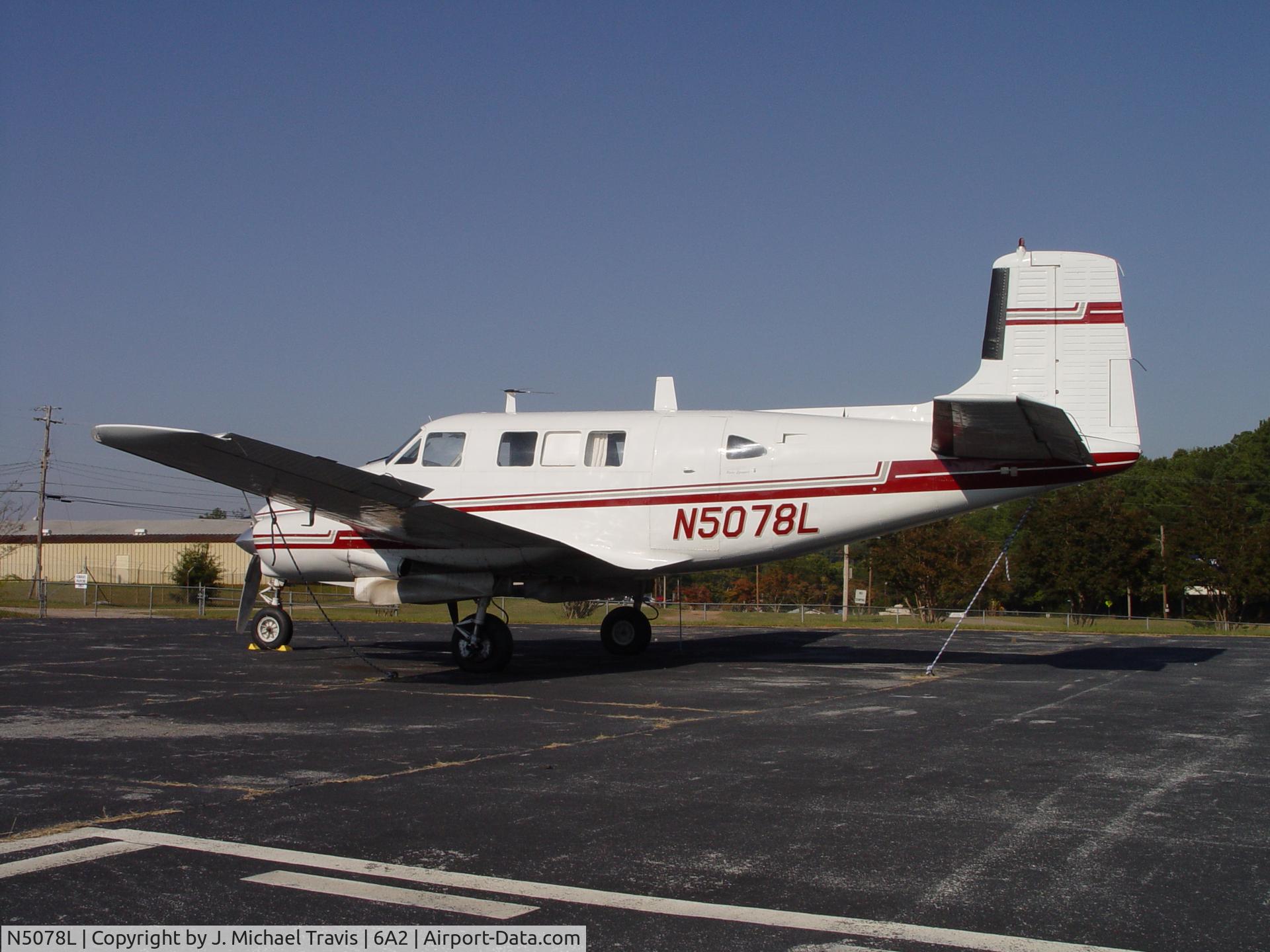 N5078L, 1962 Beech 65 C/N LF-69, 78L at 6A2