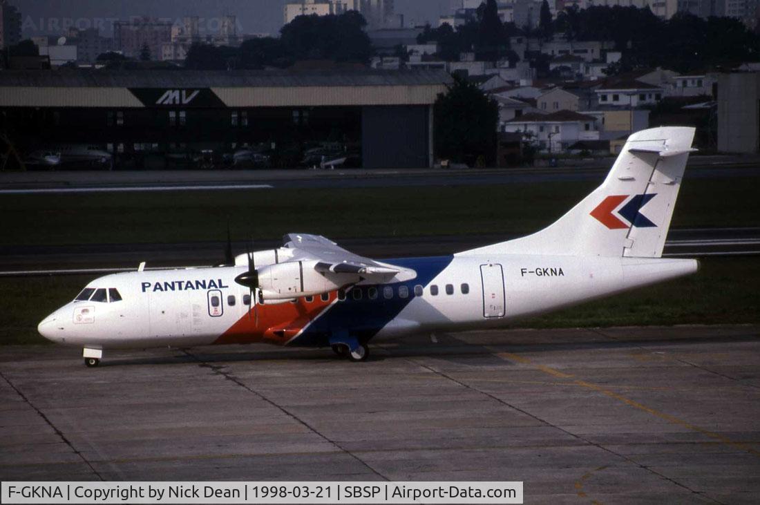 F-GKNA, 1990 ATR 42-300 C/N 225, Scanned from a slide