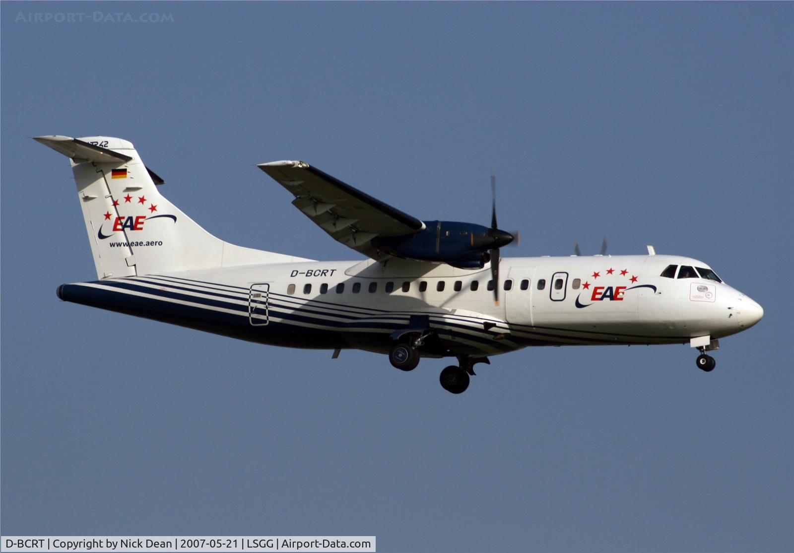 D-BCRT, 1992 ATR 42-300 C/N 289, /