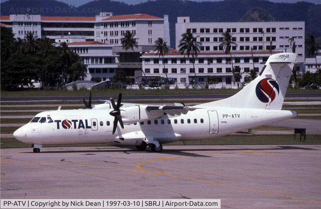 PP-ATV, 1993 ATR 42-300 C/N 298, Scanned from a slide on my 1st trip to Rio