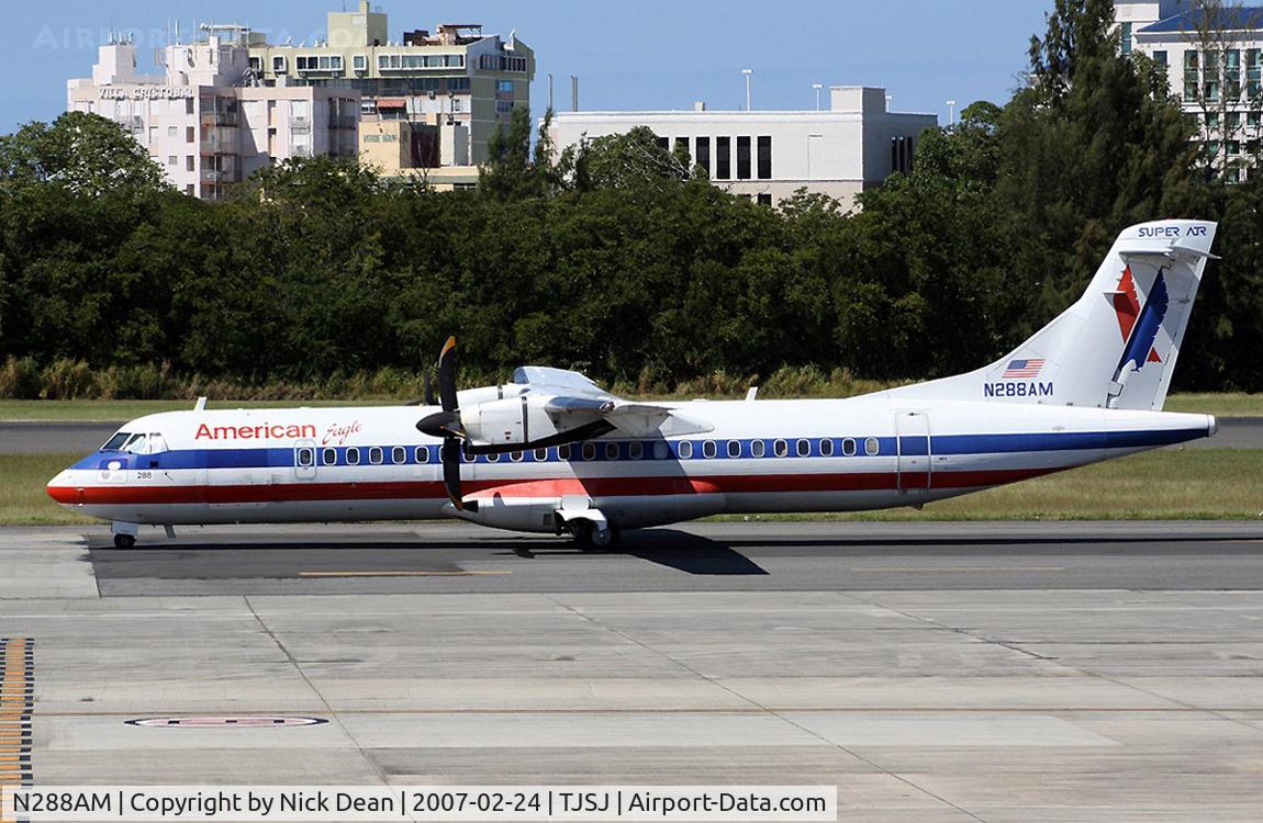 N288AM, 1992 ATR 72-212 C/N 288, /