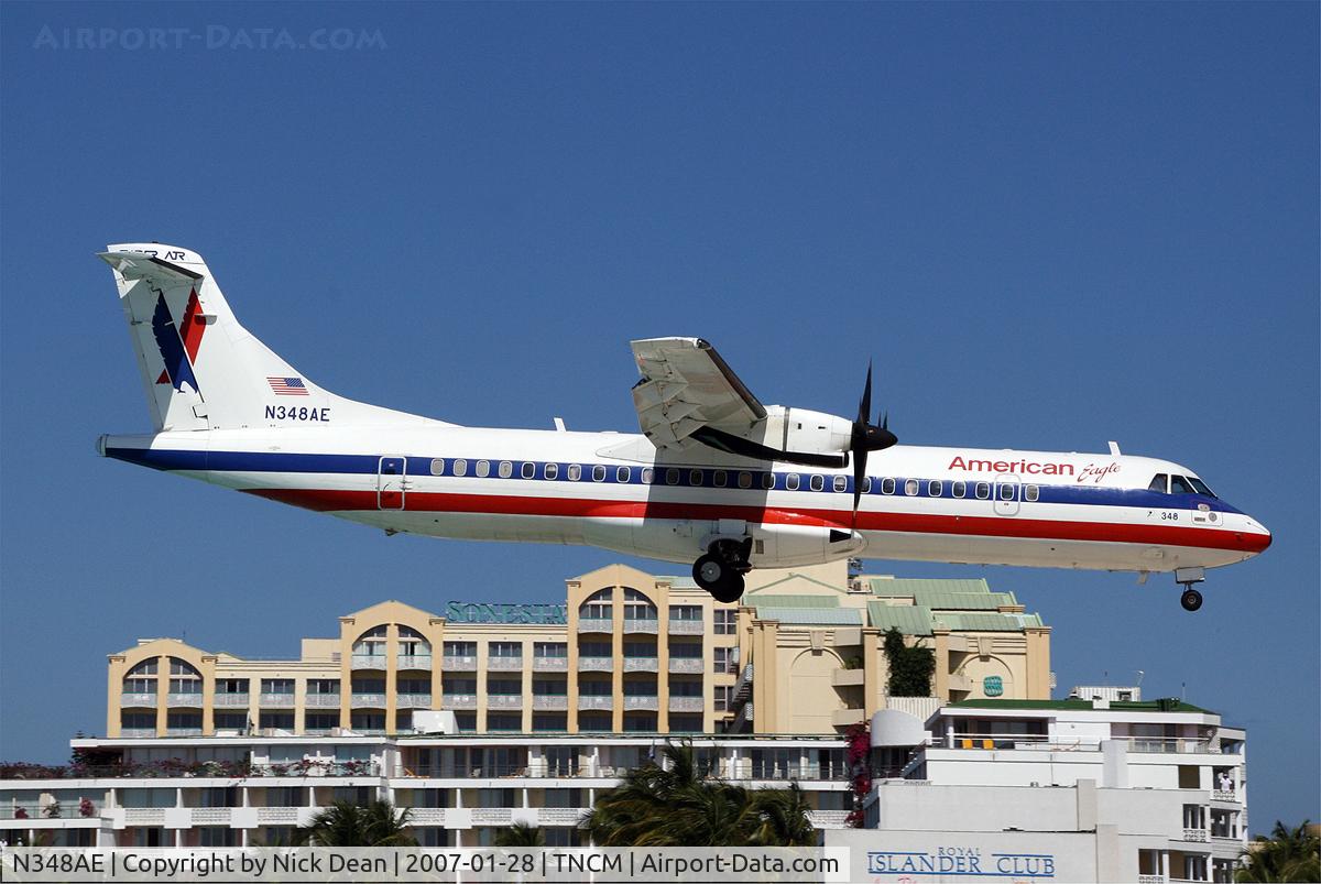 N348AE, 1993 ATR 72-212 C/N 349, /
