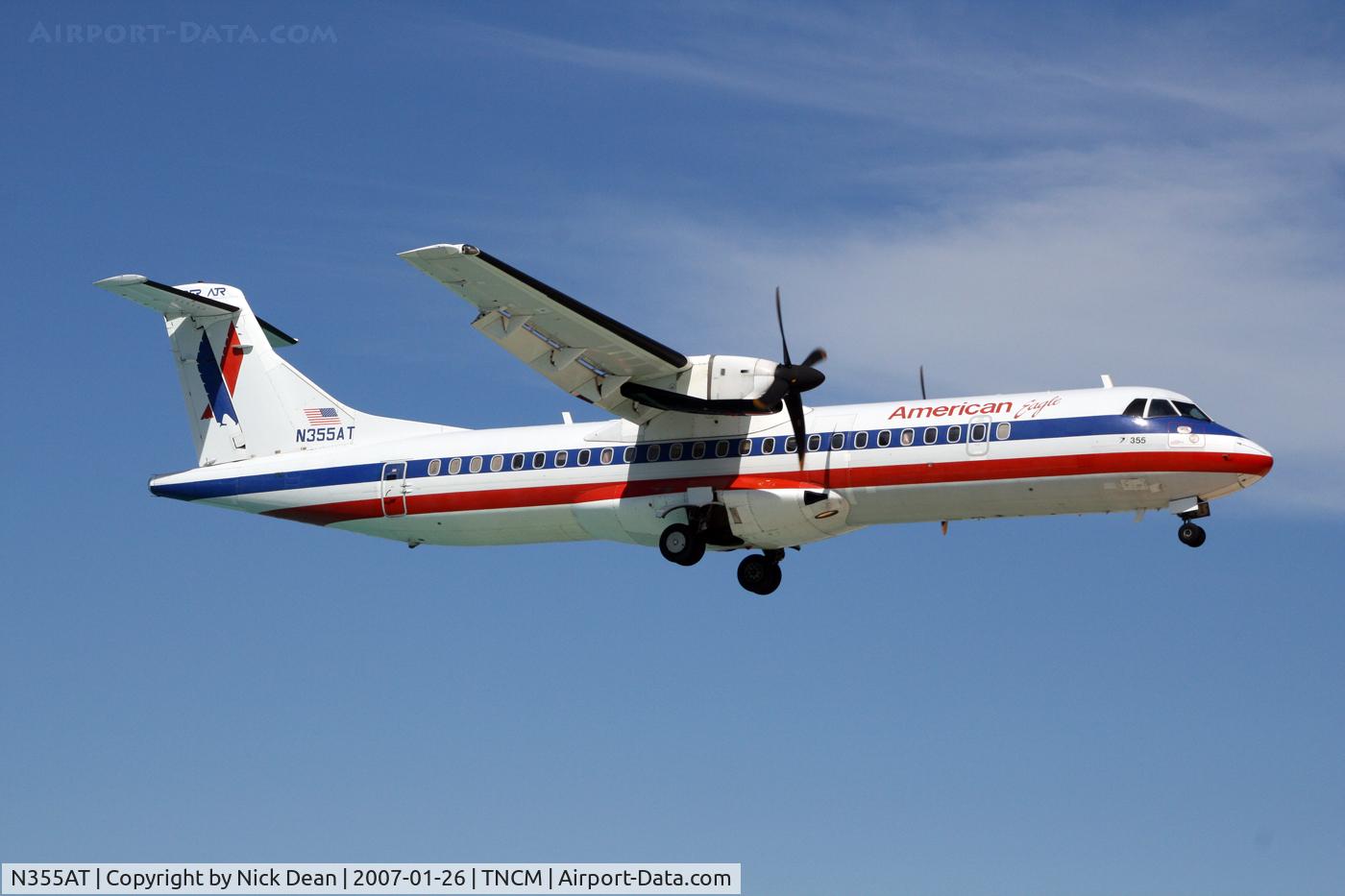 N355AT, 1993 ATR 72-212 C/N 355, /