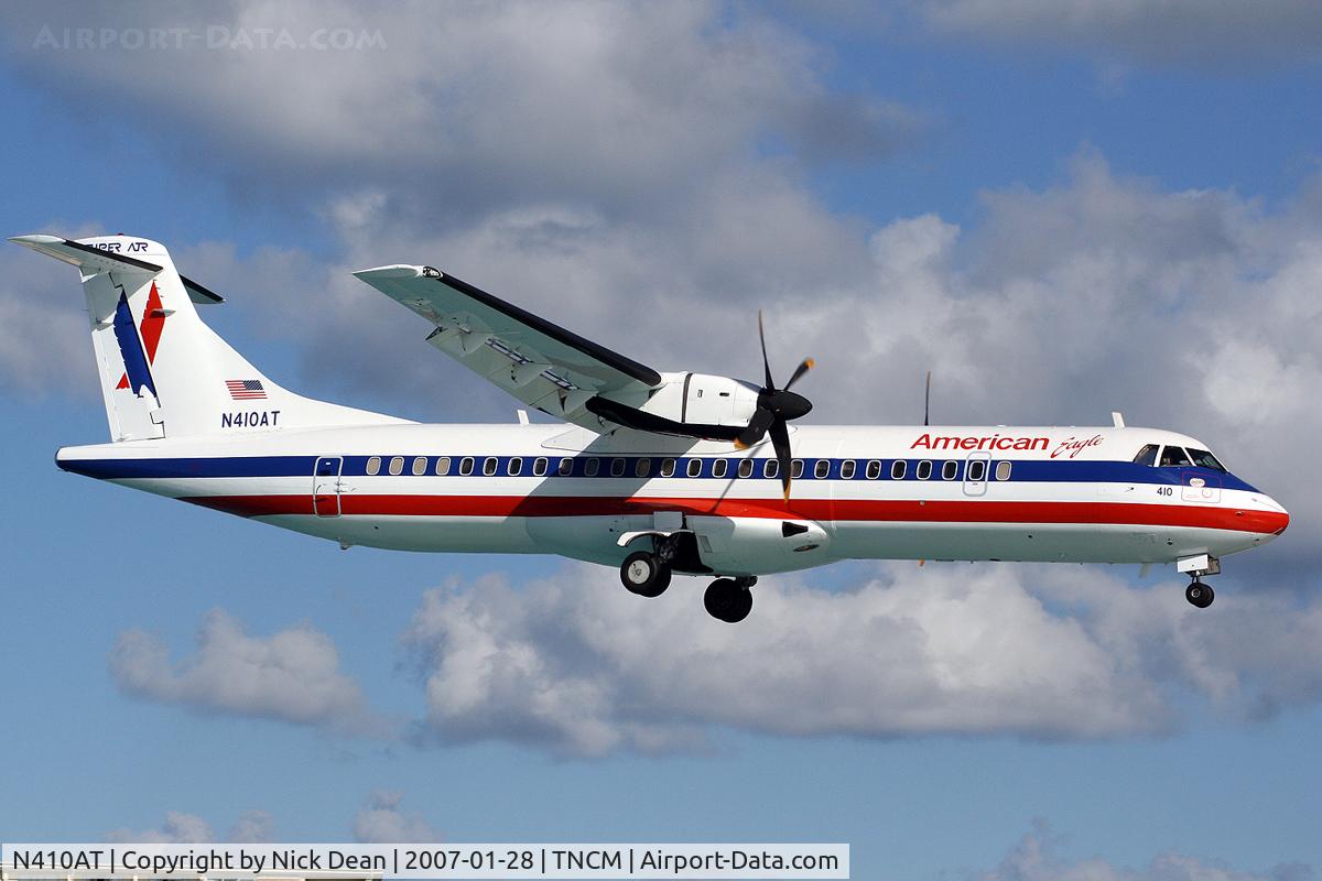 N410AT, 1994 ATR 72-212 C/N 410, /