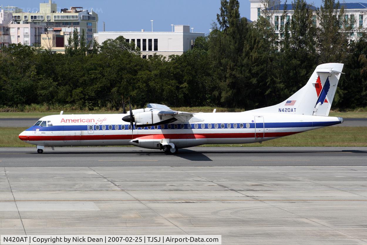 N420AT, 1994 ATR 72-212 C/N 420, /
