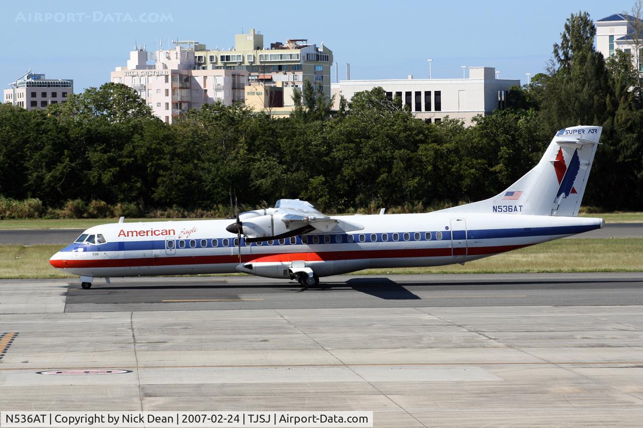N536AT, 1997 ATR 72-212A C/N 536, /