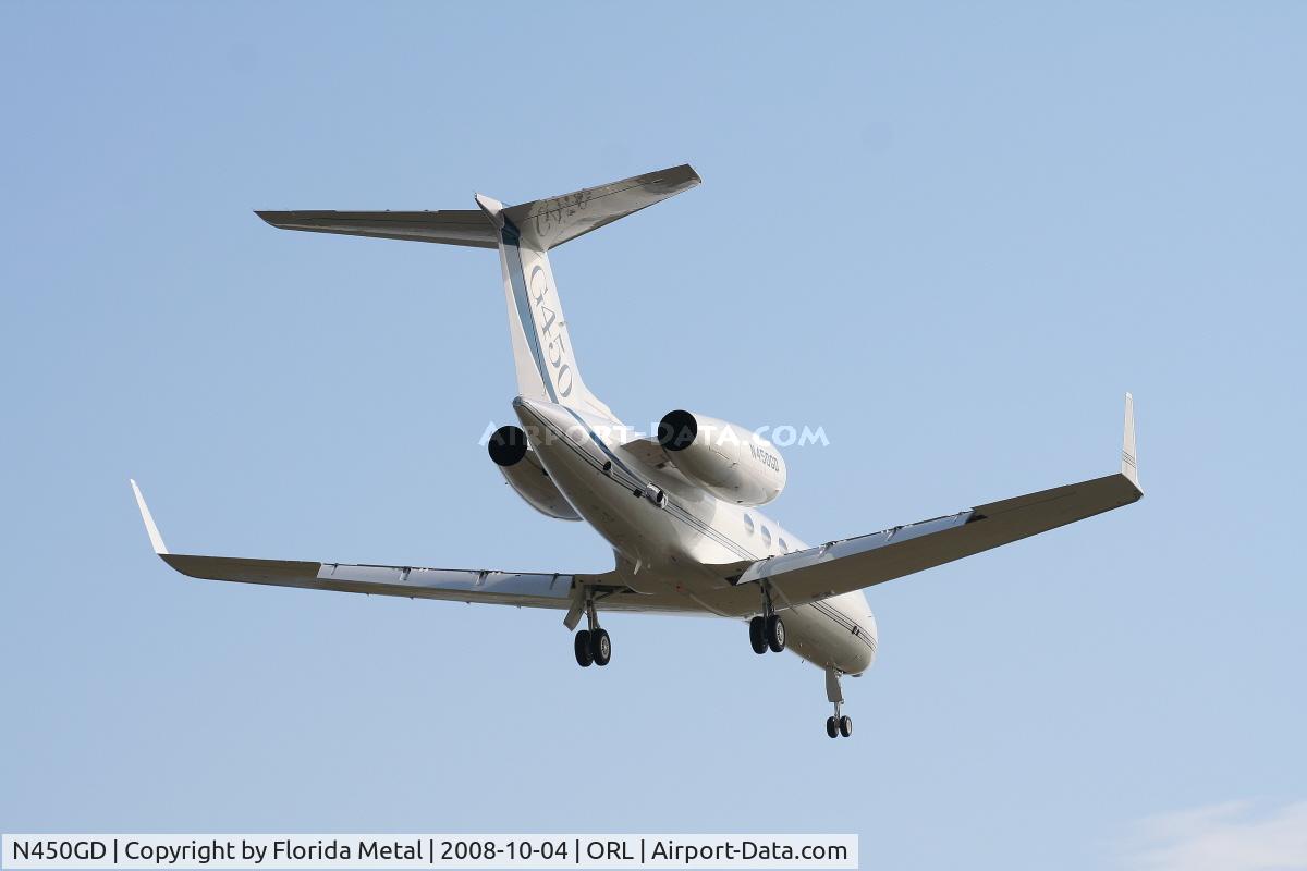 N450GD, 2008 Gulfstream Aerospace GIV-X (G450) C/N 4117, Gulfstream 450