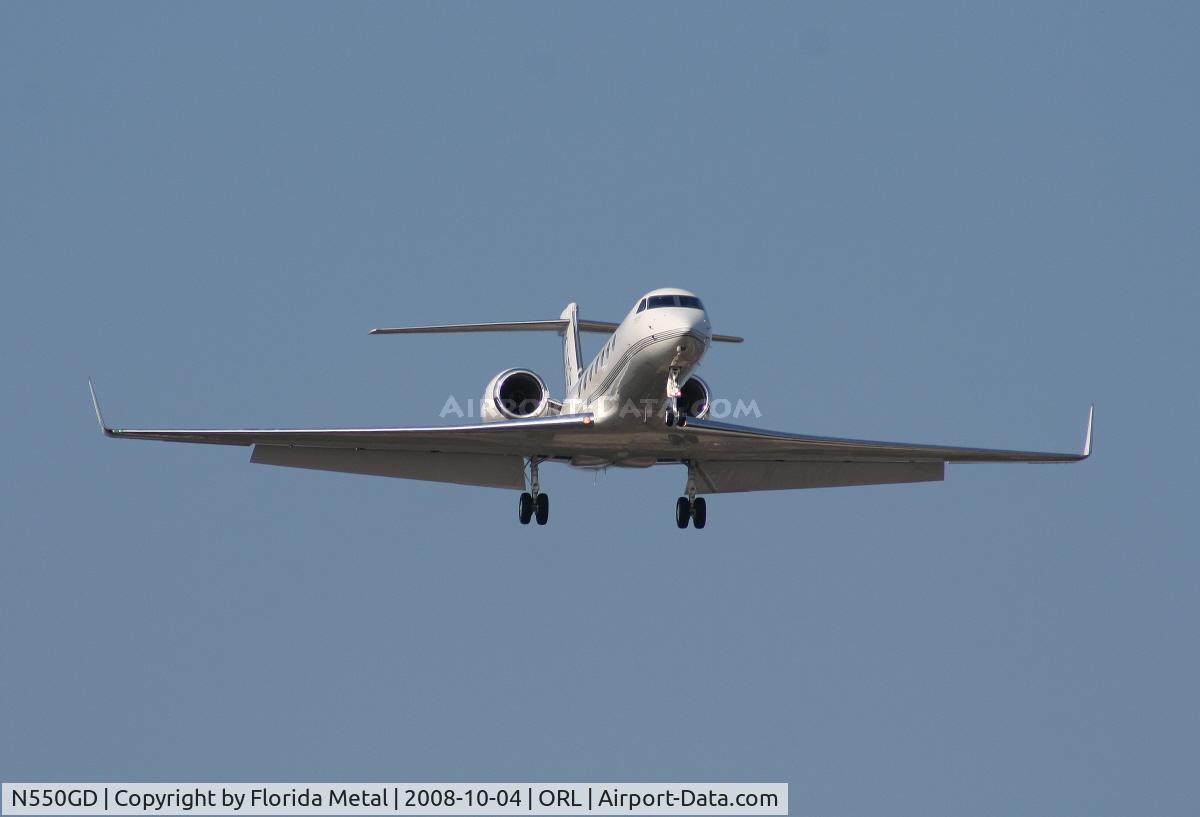 N550GD, 2008 Gulfstream Aerospace GV-SP (G550) C/N 5184, Gulfstream 550
