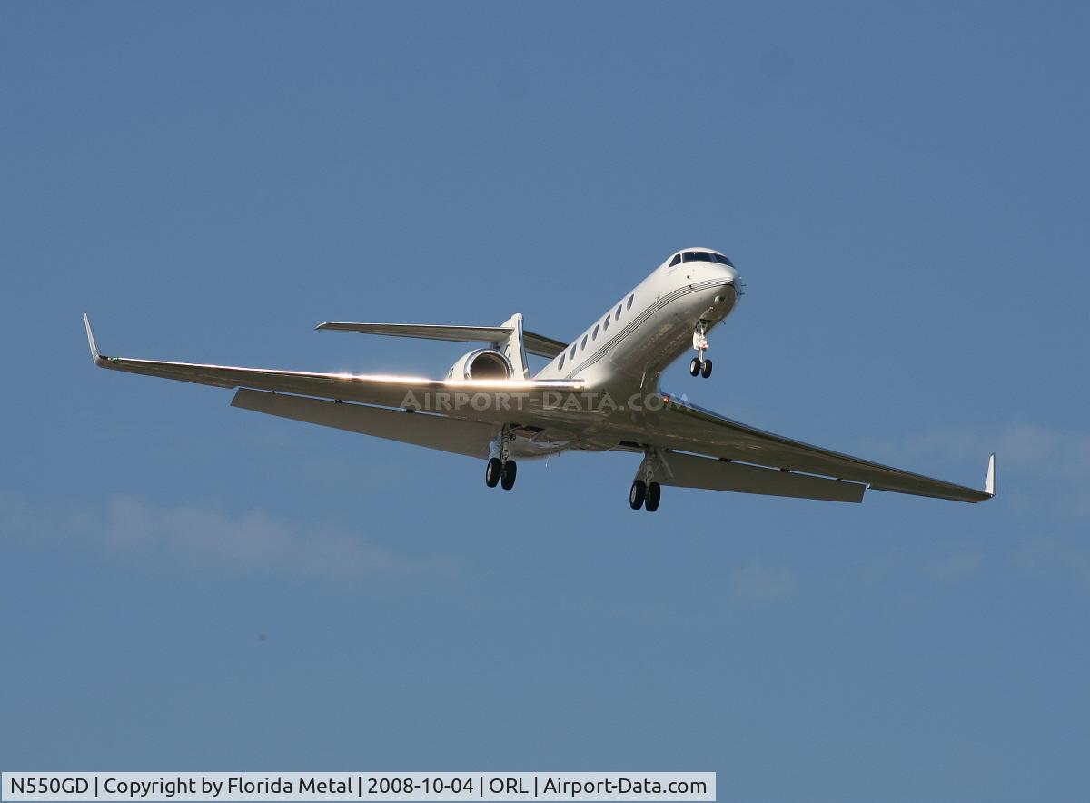 N550GD, 2008 Gulfstream Aerospace GV-SP (G550) C/N 5184, Gulfstream 550