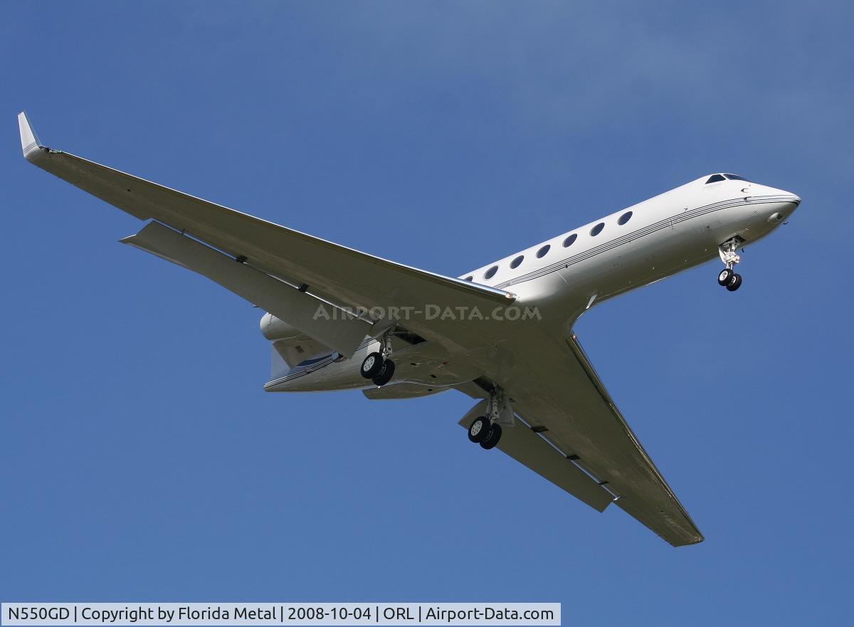 N550GD, 2008 Gulfstream Aerospace GV-SP (G550) C/N 5184, Gulfstream 550