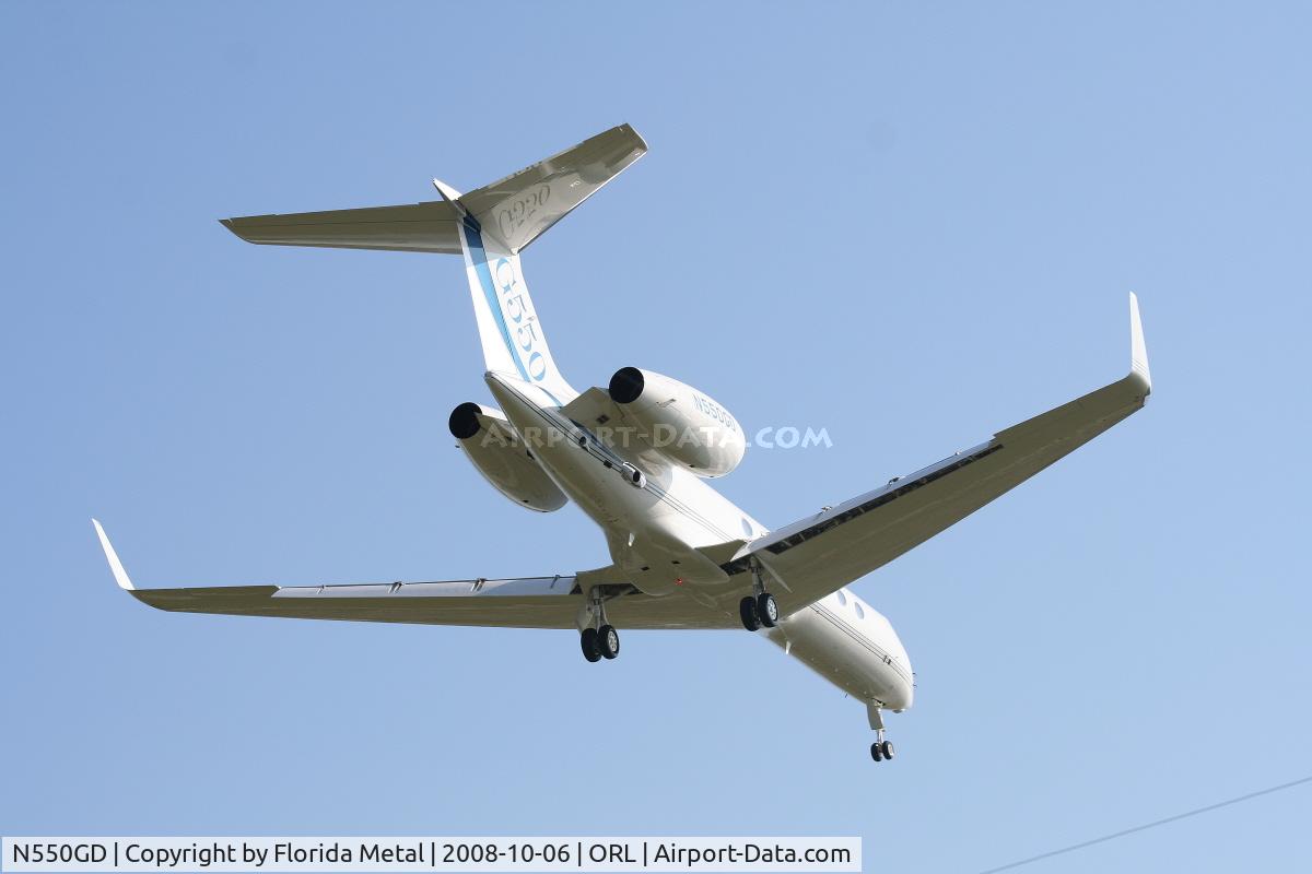 N550GD, 2008 Gulfstream Aerospace GV-SP (G550) C/N 5184, Gulfstream 550