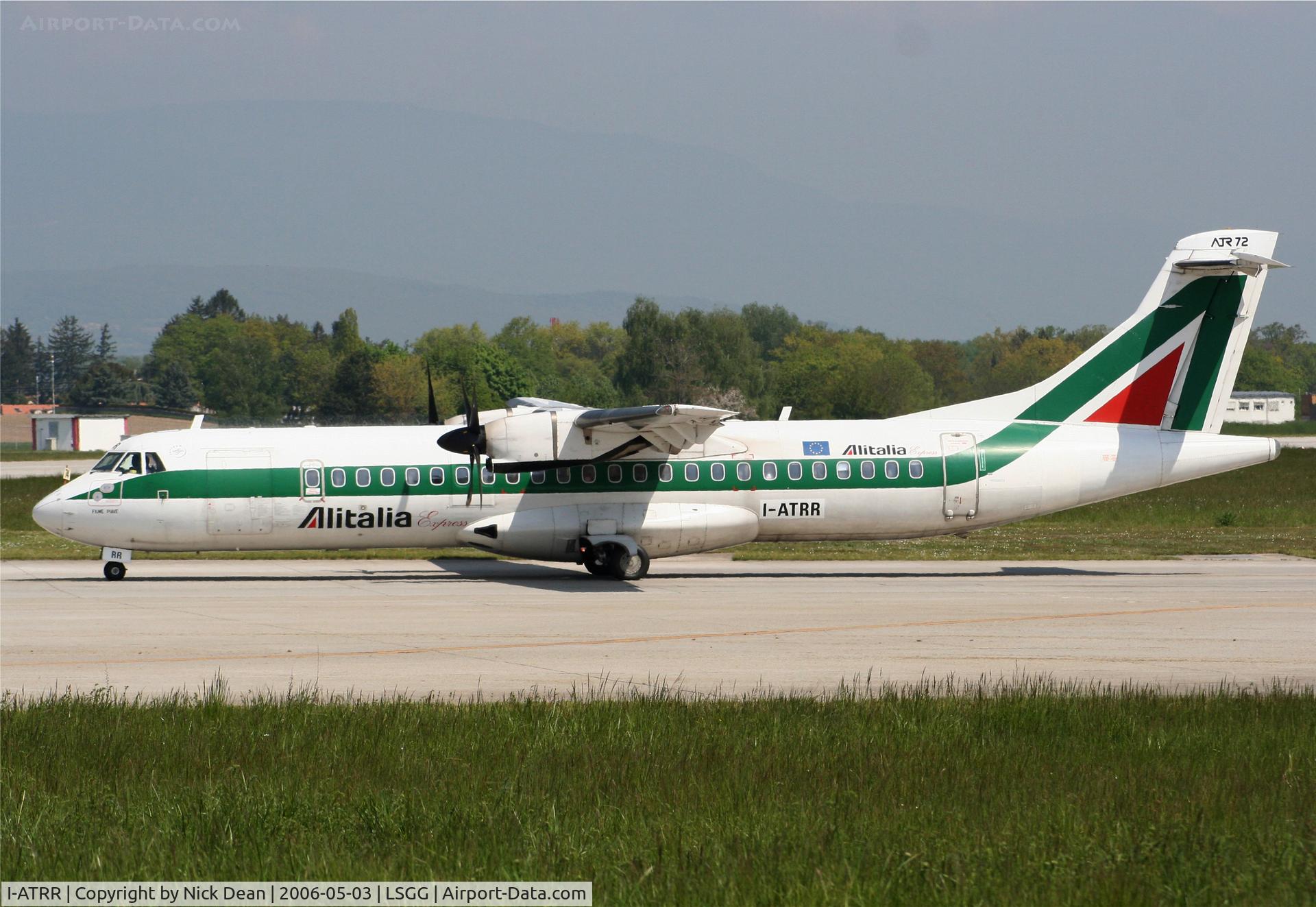 I-ATRR, 1994 ATR 72-212 C/N 432, /