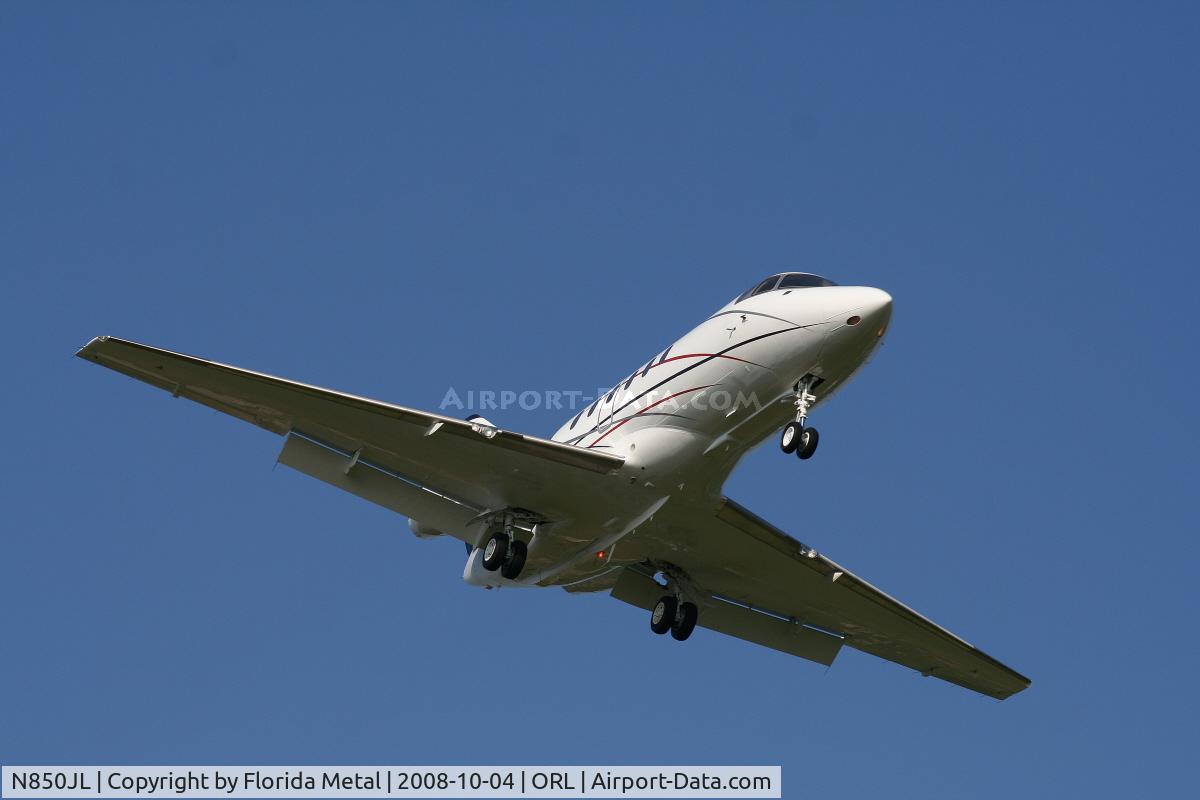 N850JL, 2001 Raytheon Hawker 800XP C/N 258548, Hawker 800