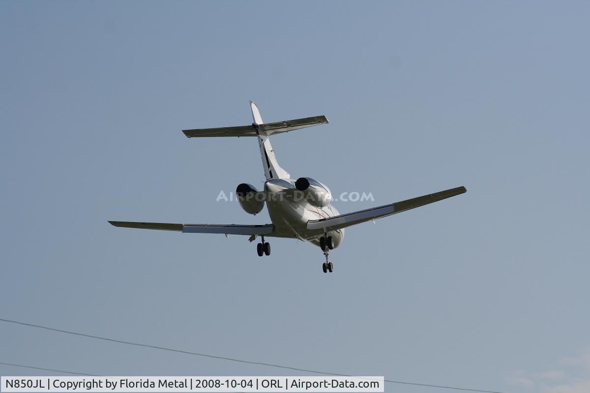 N850JL, 2001 Raytheon Hawker 800XP C/N 258548, Hawker 800