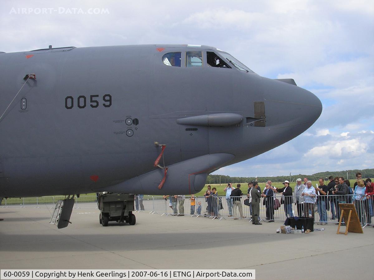 60-0059, 1960 Boeing B-52H Stratofortress C/N 464424, NATO 25 yrs Geilenkirchen AFB