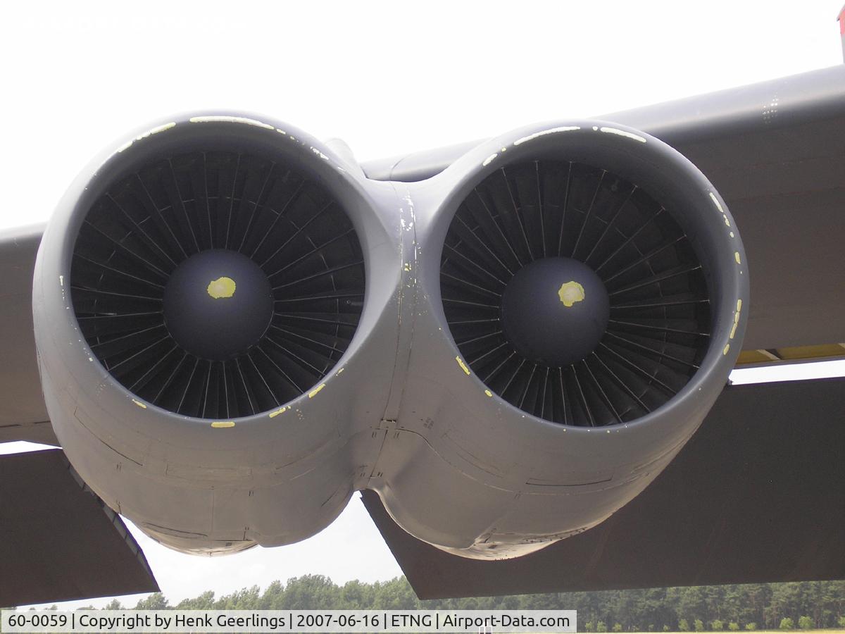 60-0059, 1960 Boeing B-52H Stratofortress C/N 464424, NATO 25 yrs Geilenkirchen AFB