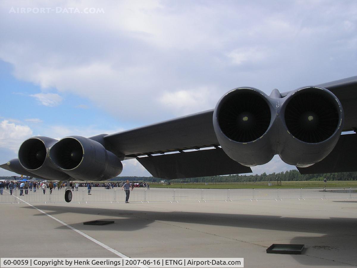 60-0059, 1960 Boeing B-52H Stratofortress C/N 464424, NATO 25 yrs Geilenkirchen AFB