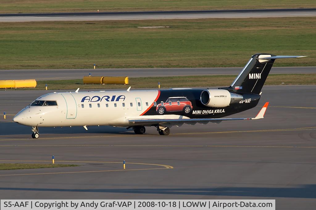 S5-AAF, 1998 Canadair CRJ-200LR (CL-600-2B19) C/N 7272, Adria Airways CRJ