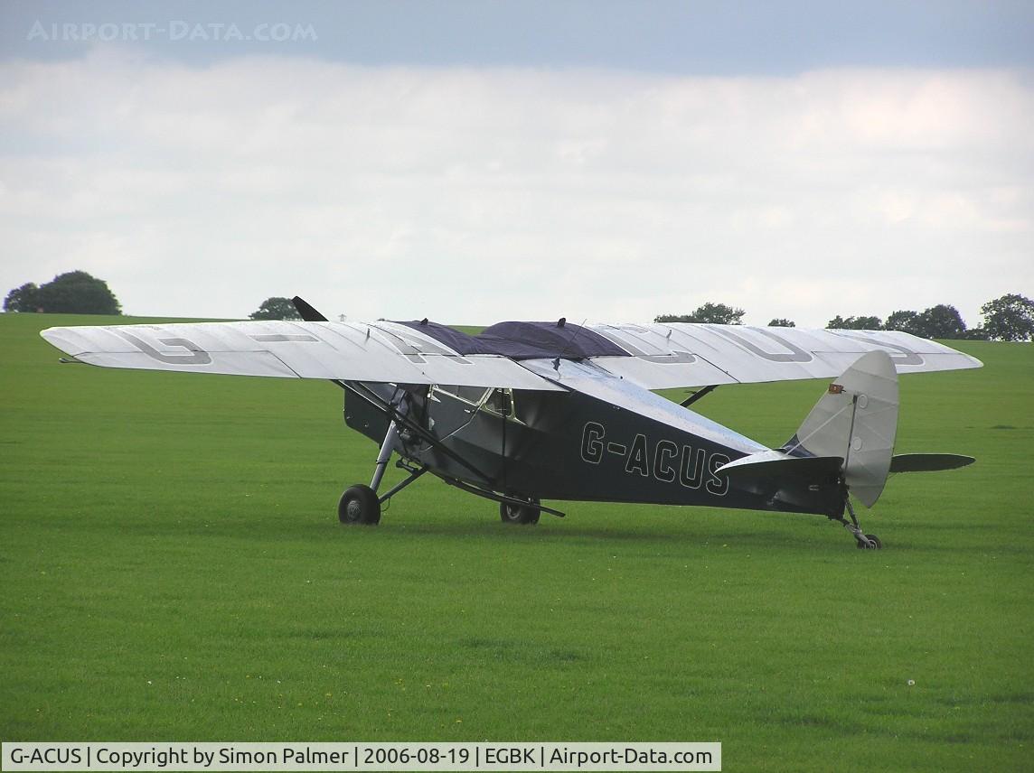 G-ACUS, 1934 De Havilland DH.85 Leopard Moth C/N 7082, Leopard Moth
