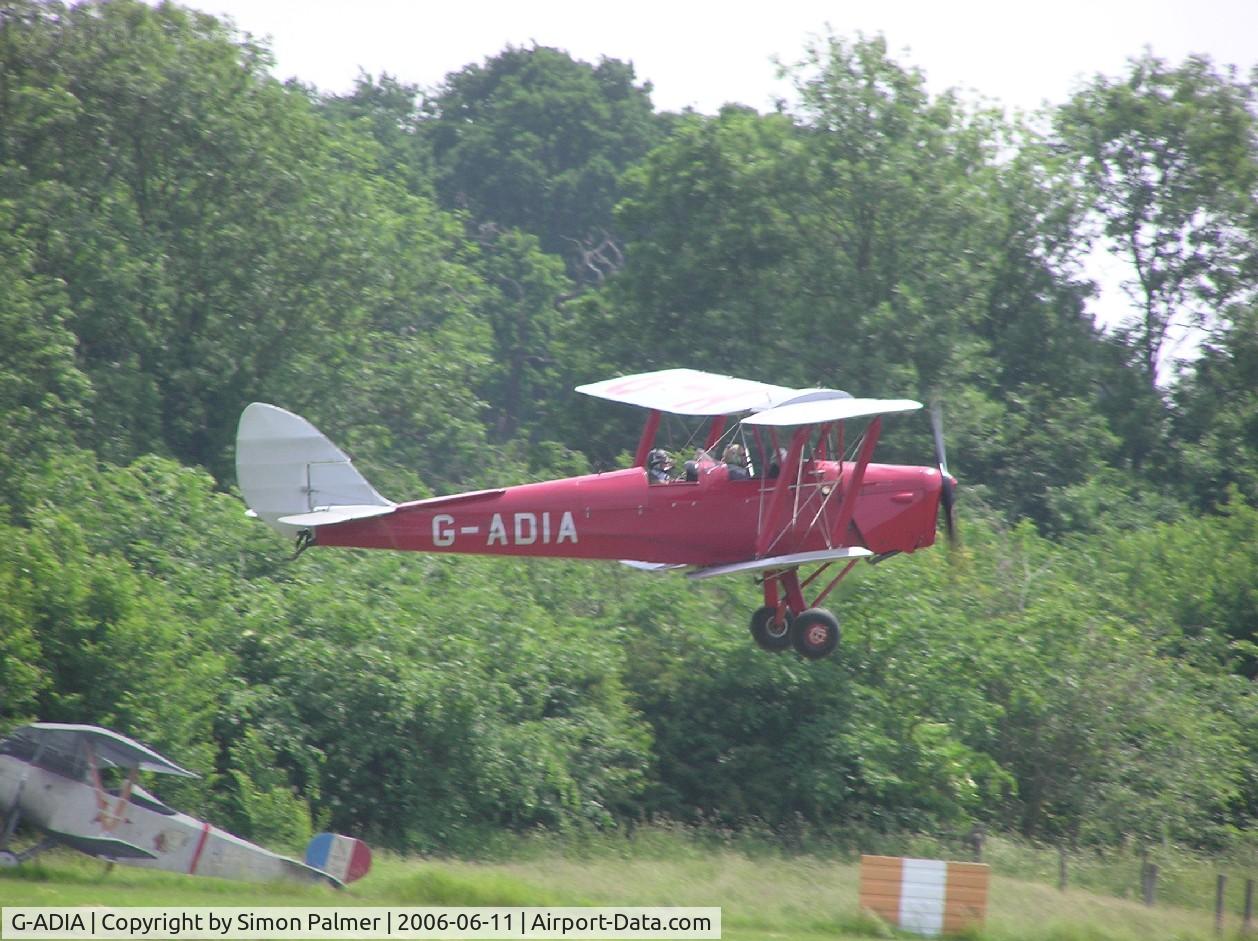 G-ADIA, 1935 De Havilland DH-82A Tiger Moth II C/N 3368, Moth at Old Warden