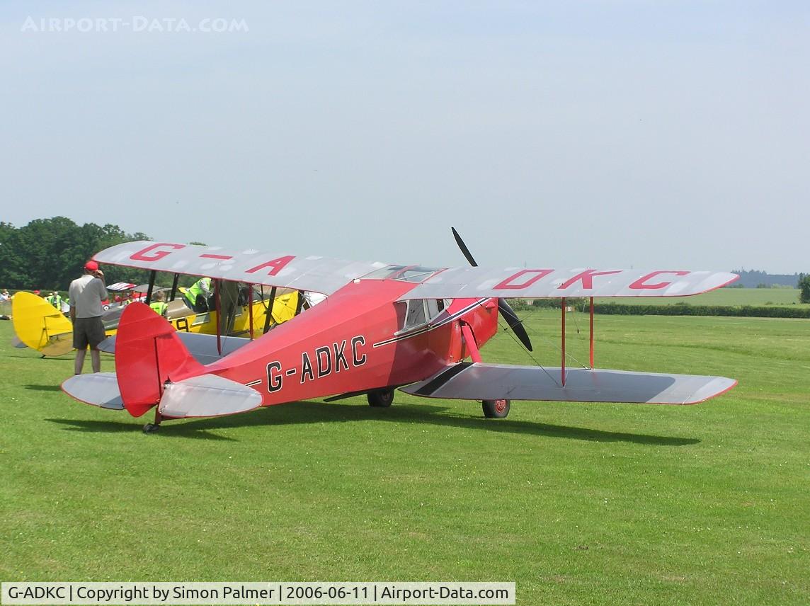 G-ADKC, 1936 De Havilland DH.87B Hornet Moth C/N 8064, Moth at Old Warden