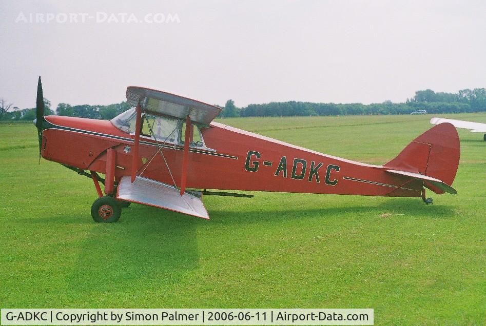 G-ADKC, 1936 De Havilland DH.87B Hornet Moth C/N 8064, Moth at Old Warden