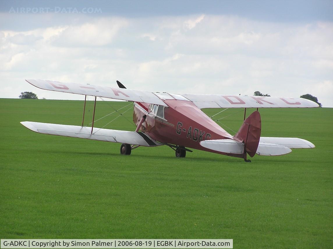 G-ADKC, 1936 De Havilland DH.87B Hornet Moth C/N 8064, Hornet Moth