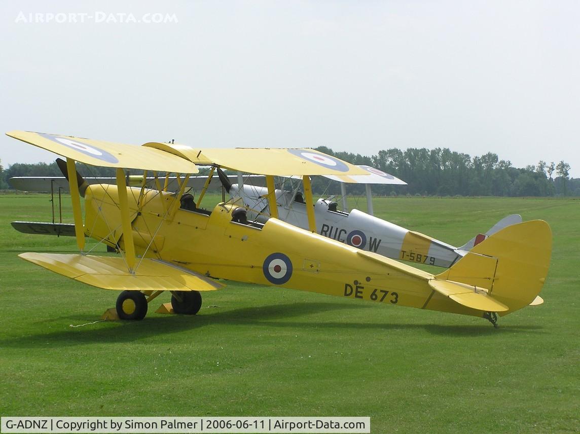 G-ADNZ, 1942 De Havilland DH-82A Tiger Moth II C/N 85614, Moth at Old Warden