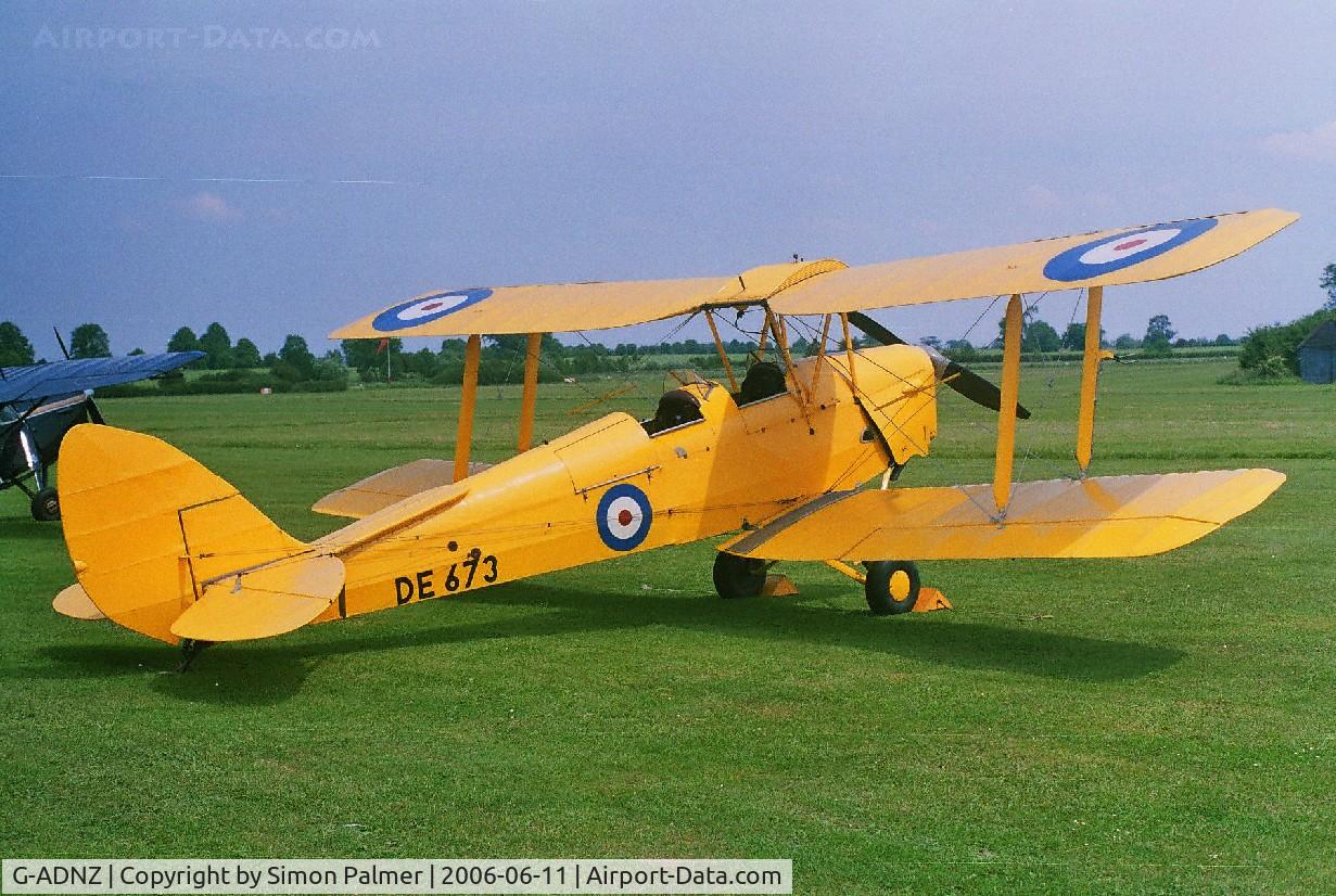G-ADNZ, 1942 De Havilland DH-82A Tiger Moth II C/N 85614, Moth at Old Warden