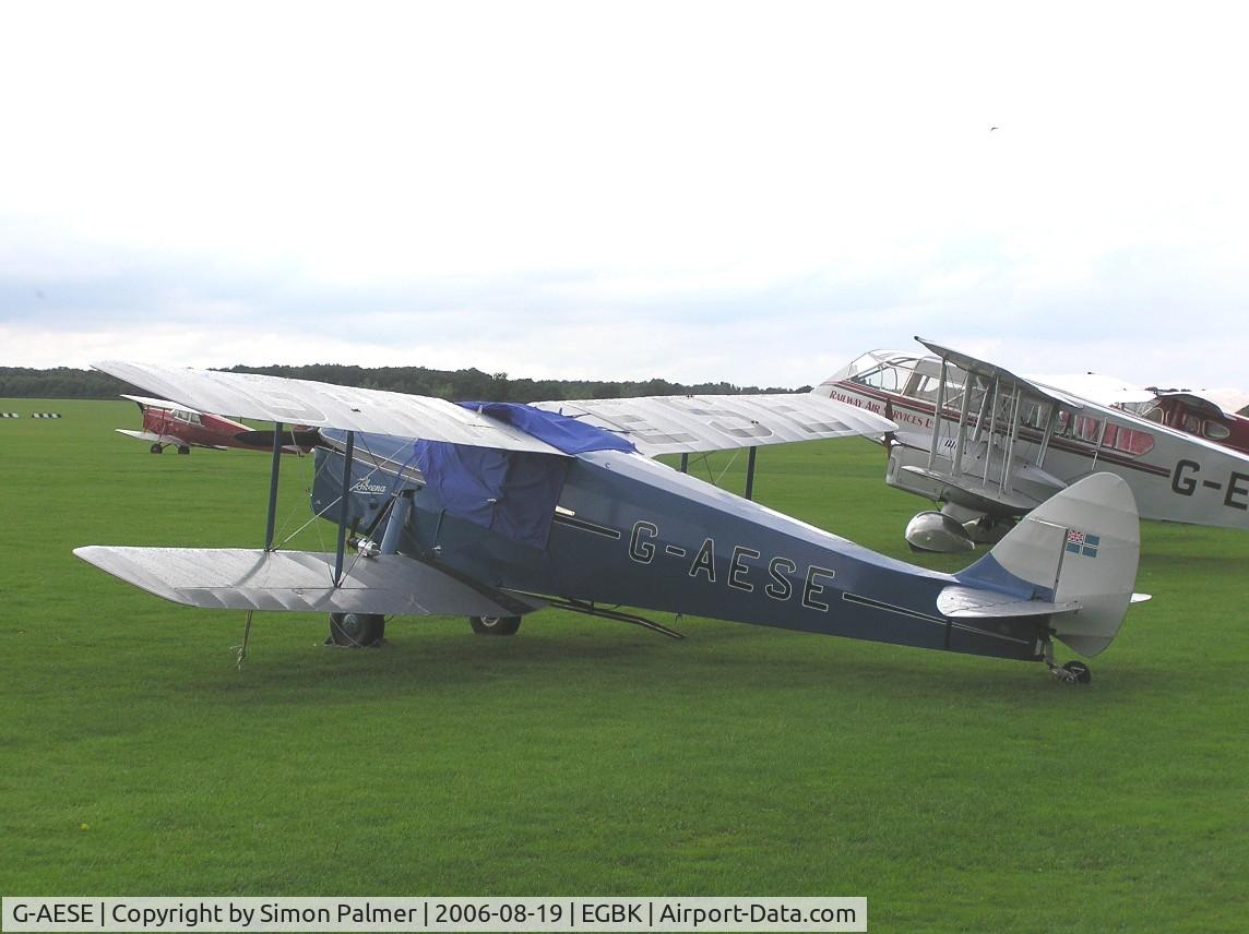 G-AESE, 1937 De Havilland DH.87B Hornet Moth C/N 8108, Hornet Moth