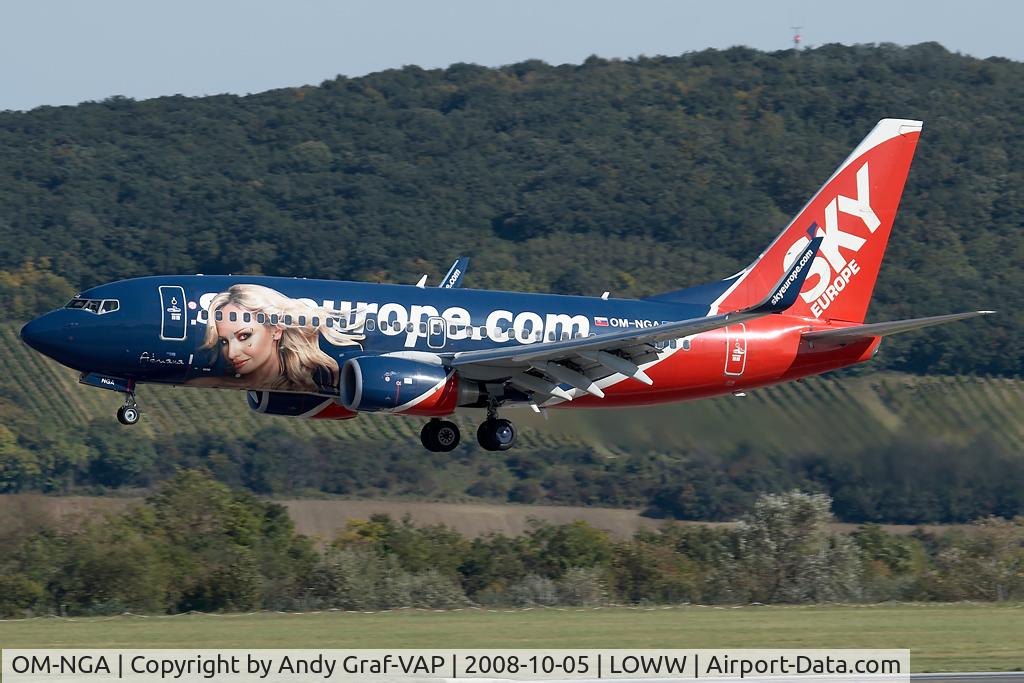 OM-NGA, 2006 Boeing 737-76N C/N 32684, Skyeurope 737-700