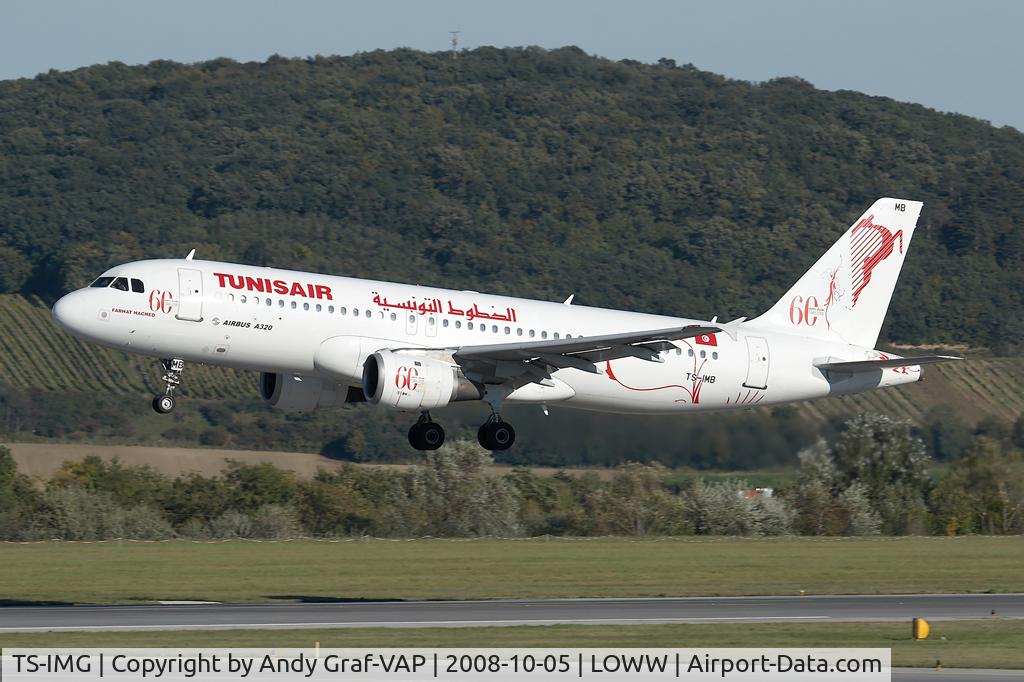 TS-IMG, 1992 Airbus A320-211 C/N 0390, Tunisair A320