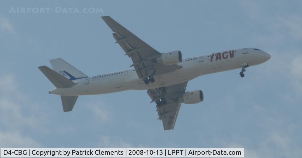 D4-CBG, 1996 Boeing 757-2Q8 C/N 27599, LANDING IN LISBON