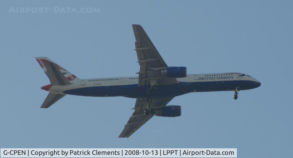 G-CPEN, 1997 Boeing 757-236 C/N 28666, FINALS LISBON
