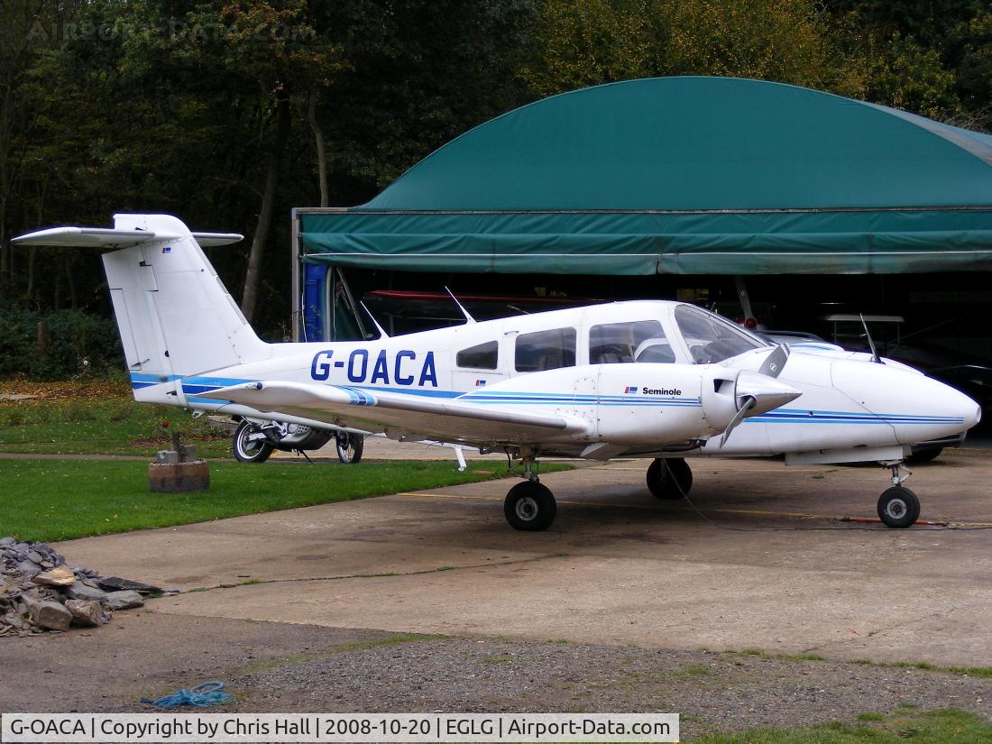 G-OACA, 1979 Piper PA-44-180 Seminole C/N 44-7995202, Owned by LENHAM MOTORSPORT