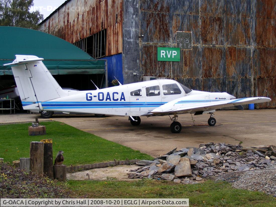 G-OACA, 1979 Piper PA-44-180 Seminole C/N 44-7995202, Owned by LENHAM MOTORSPORT