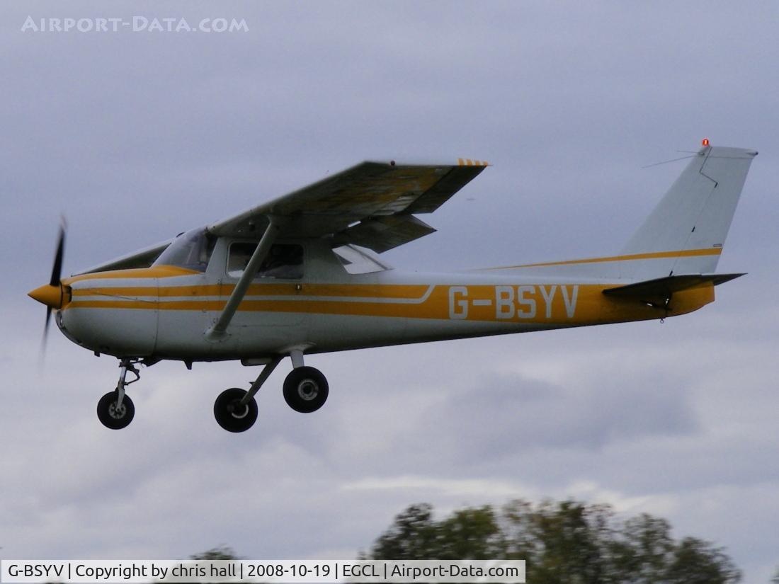G-BSYV, 1976 Cessna 150M C/N 150-78371, Registered Owners:  E-PLANE LTD. Previous ID: N9423U