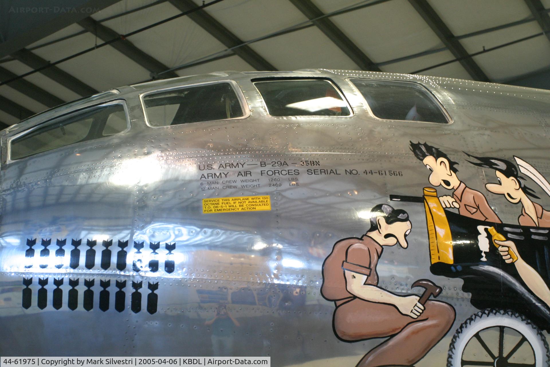 44-61975, 1944 Boeing B-29A Superfortress C/N 11452, New England Air Museum, Windsor Locks, CT