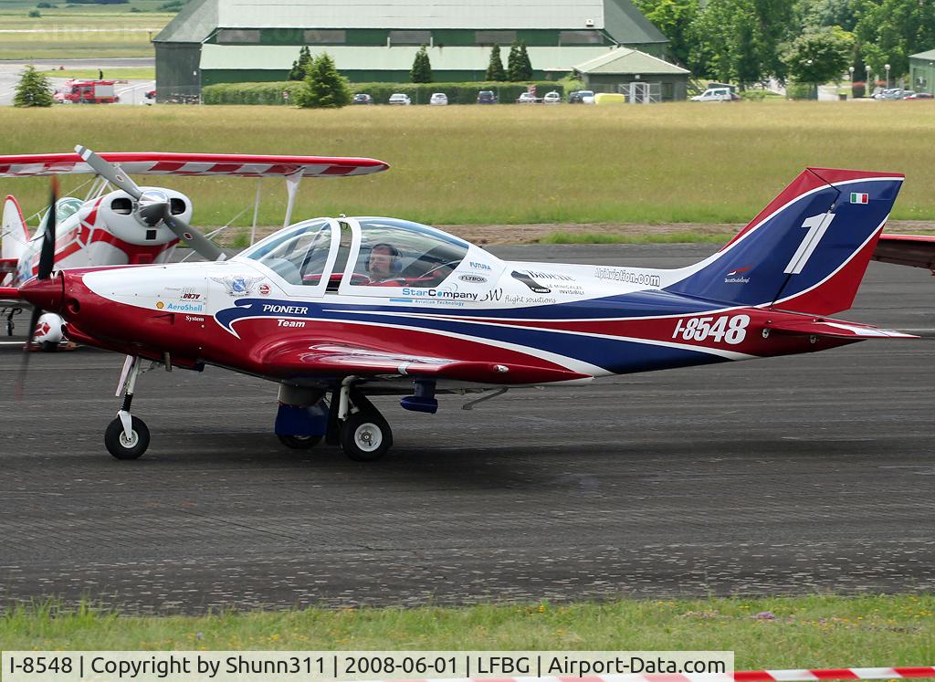 I-8548, Alpi Aviation Pioneer 330 C/N 4056, Pioneer 300 used by Patrulla Aguila and rolling for his show during LFBG Airshow 2008...
