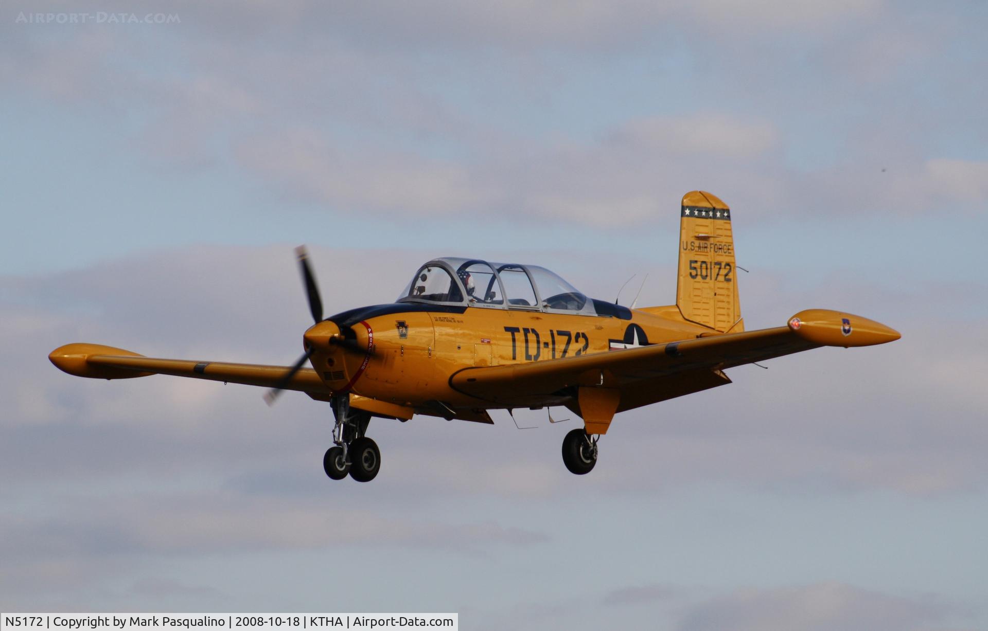 N5172, 1955 Beech A45 C/N G-729, Beech T-34A