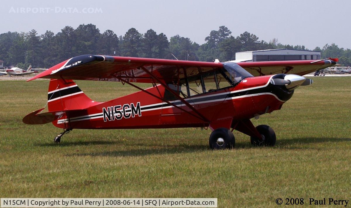 N15CM, 2004 Aviat A-1B Husky C/N 2280, Colorful Aviat on the grass