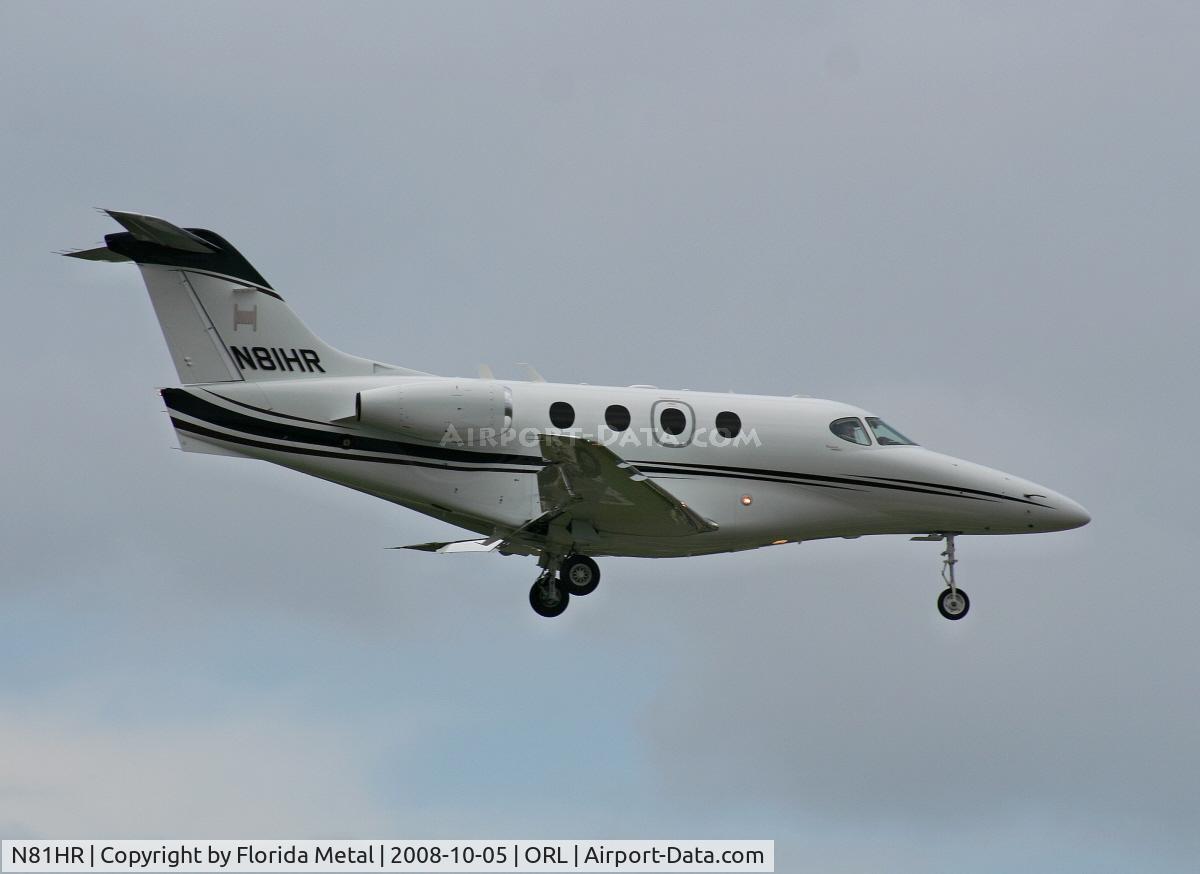 N81HR, 2007 Hawker Beechcraft 390 Premier 1A C/N RB-200, Hawker Beech 390