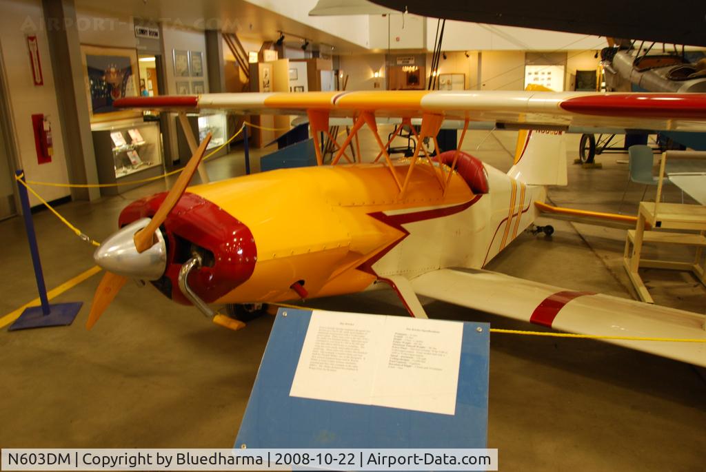 N603DM, 1978 Miller MODEL DK-1 C/N 003, On display at Wings over the Rockies Museum