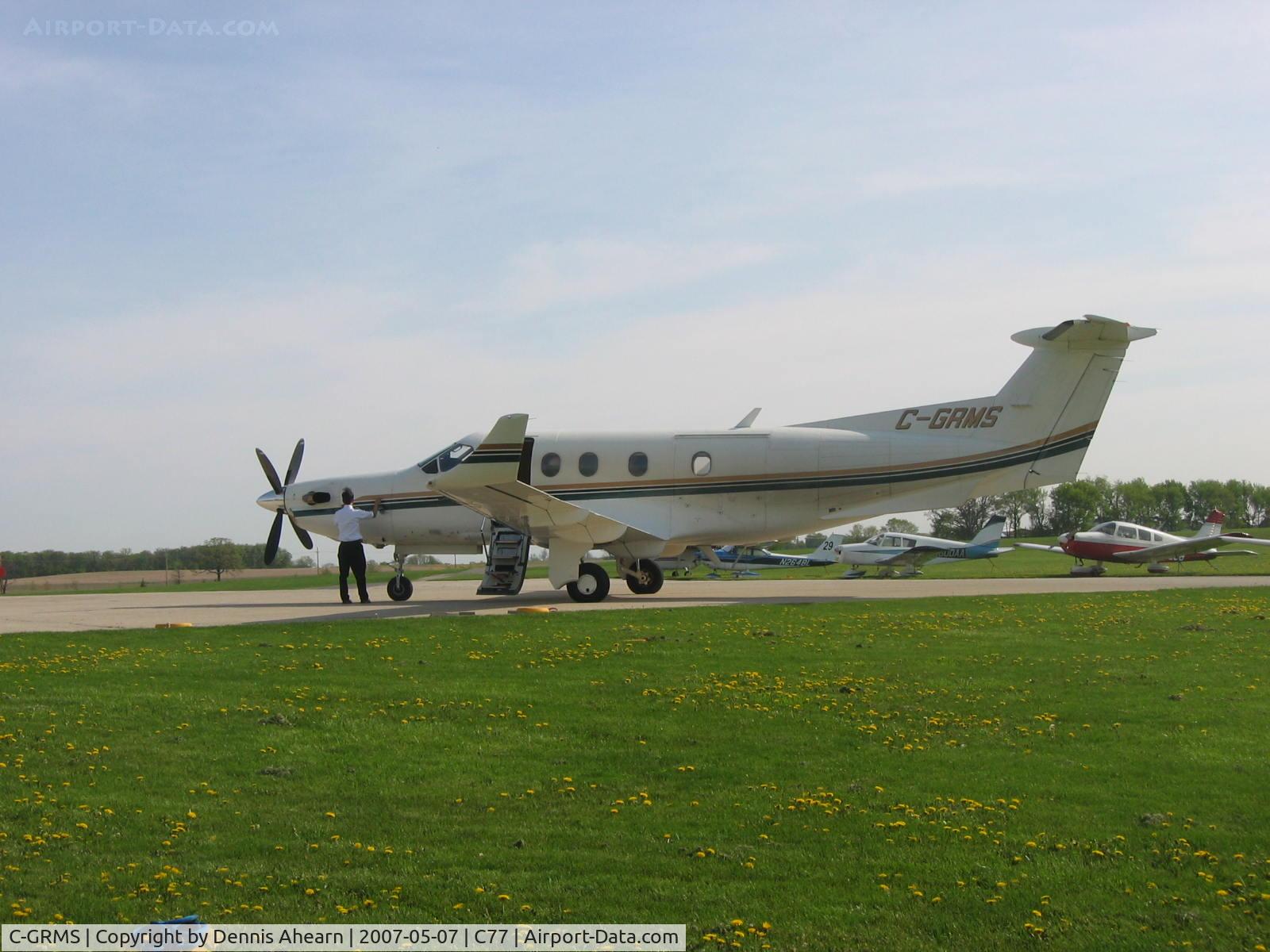 C-GRMS, 1997 Pilatus PC-12/45 C/N 200, Poplar Grove,IL