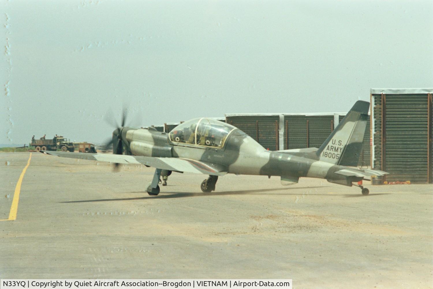 N33YQ, 1968 Lockheed-hansen YO-3A C/N 5, Army-Lockheed YO-3A 69-18005 prior to Hansen modification