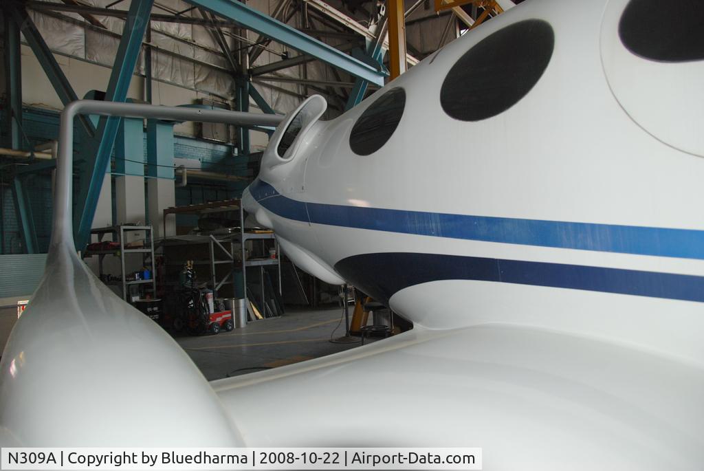 N309A, 2000 Scaled Composites 309 C/N 001, Adams Aircraft on display at the Wings over the Rockies Museum.