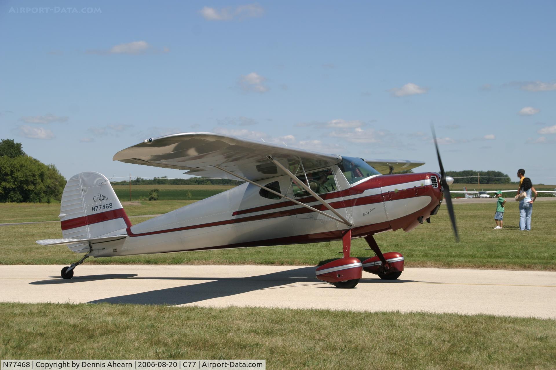 N77468, 1946 Cessna 120 C/N 11912, Poplar Grove,IL